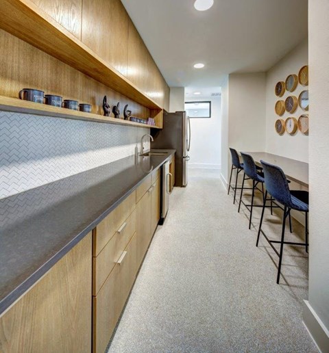 Large Kitchen at Presidium Pecan District, Pflugerville, TX, 78660